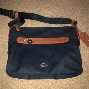 Navy Coach Purse